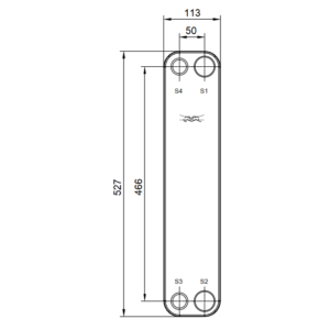 Alfa Laval CB60 100 kW 70-50 / 60-40 Lehimli Plakalı Radyatörlü Isıtma Eşanjörü - Görsel 3